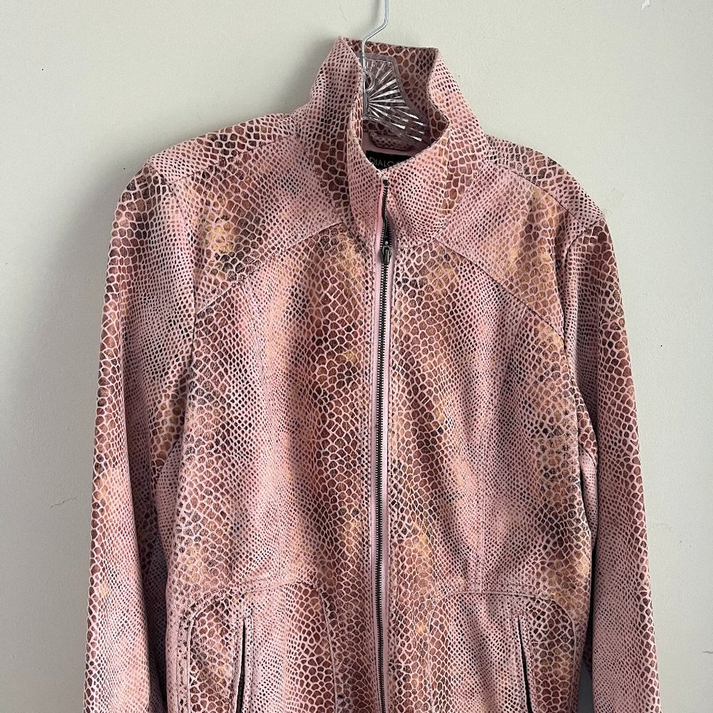 Dialogue Faux Leather Jacket